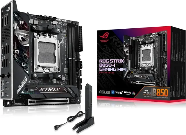 ASUS ROG Strix B850-I Gaming WiFi: Mini-ITX, AMD AM5, Wi-Fi 7