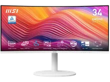 MSI MODERN MD342CQPW: 34", UWQHD 3440 × 1440, 120 Гц, белый