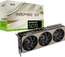 MSI GeForce RTX 5070 INSPIRE 3X OC: 12 ГБ, HDMI 2.1b, DisplayPort 2.1b