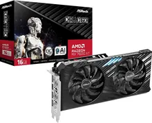 ASRock Radeon RX 7600 XT Challenger OC: 16 ГБ GDDR6, 128-бит, 3x DisplayPort 2.1, HDMI 2.1