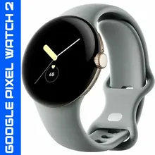 Google Pixel Watch 2: золотистый корпус Champagne Gold, ремешок Hazel