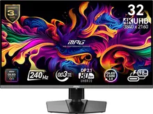 MSI MPG 322URX: 32", 240 Гц, QD-OLED, черный