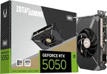 ZOTAC Gaming GeForce RTX 5050 SOLO: 8 ГБ, NVIDIA GeForce RTX 5050
