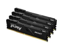 Kingston FURY Beast: 128 ГБ (4×32 ГБ), DDR5 5200 MT/s, DIMM 288-pin, черный