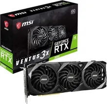 MSI GeForce RTX 3080 VENTUS 3X OC: 10 ГБ GDDR6X, 320-бит, HDMI 2.1/3x DisplayPort 1.4a