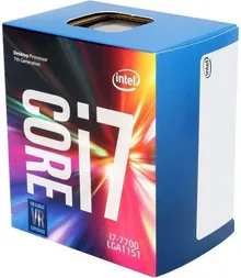 Intel Core i7-7700: 3,6–4,2 ГГц, 8 МБ кэш, LGA 1151