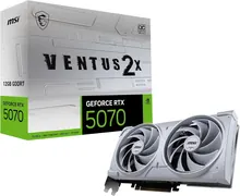 MSI GeForce RTX 5070 VENTUS 2X OC WHITE: 12 ГБ GDDR7, PCI Express 5.0, белый