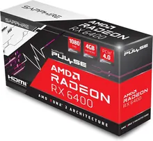 Sapphire PULSE AMD Radeon RX 6400: 4 ГБ GDDR6, до 7680 × 4320, PCI-E 4.0