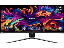 MSI MAG 341CQP: 34", 3440 × 1440, 175 Гц, черный