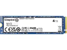 Kingston NV3: 4 ТБ, M.2 2280, PCIe 4.0 x4 NVMe