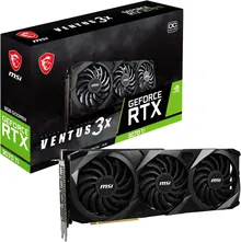 MSI GeForce RTX 3070 Ti VENTUS 3X 8G OC: 8 ГБ GDDR6X, 256-бит, HDMI 2.1