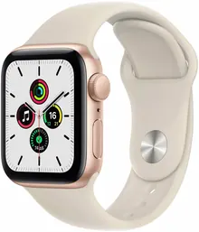 Apple Watch SE: 40 мм, GPS, алюминиевый корпус, золотистый