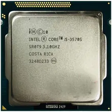 Intel Core i5-3570S: 3,1 ГГц, 4 ядра, 6 МБ L3, LGA 1155