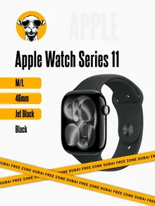 Apple Watch Series 11: 46 мм, GPS, алюминий, черный, ремешок M/L