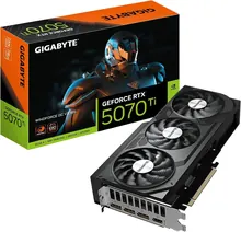 Gigabyte GeForce RTX 5070 Ti WINDFORCE OC V2: 16 ГБ GDDR7, PCI Express 5.0, GV-N507TWF3OCV2-16GD