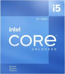 Intel Core i5-12600KF: 20 МБ Smart Cache, BOX