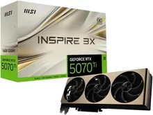 MSI GeForce RTX 5070 Ti INSPIRE 3X OC: 16 ГБ GDDR7, 256-бит, PCI Express 5.0