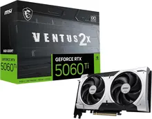 MSI GeForce RTX 5060 Ti VENTUS 2X OC PLUS: 8 ГБ GDDR7, HDMI 2.1b, 3x DisplayPort 2.1b