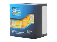 Intel Core i5-3570: 3,4 ГГц, 4 ядра, 6 МБ кэш, LGA1155