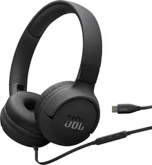 Проводные накладные наушники JBL Tune 520C с USB-C и Hi-Res Audio, черные