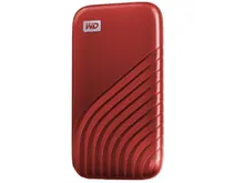 Western Digital My Passport SSD: 1 ТБ, до 1050 МБ/с, красный