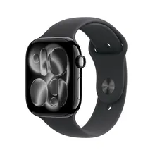 Apple Watch Series 11 GPS 46 мм в черном алюминиевом корпусе с черным спортивным ремешком M/L