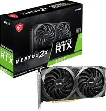 MSI GeForce RTX 3060 Ti VENTUS 2X OC: 8 ГБ GDDR6, 256-бит, HDMI 2.1/3x DisplayPort 1.4a