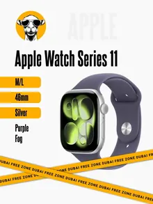 Apple Watch Series 11: 46 мм, GPS, алюминий, серебристый, ремешок M/L