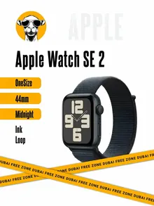 Apple Watch SE 2024: 44 мм, GPS, алюминий, черный, Ink Sport Loop