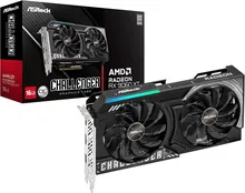 ASRock Radeon RX 9060 XT Challenger OC: 16 ГБ GDDR6, PCIe 5.0, 3290 МГц Boost