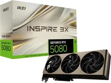 MSI GeForce RTX 5080 INSPIRE 3X OC: 16 ГБ GDDR7, 256-бит, PCI Express 5.0