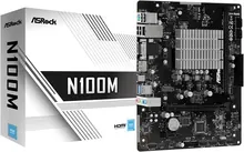ASRock N100M: Intel N100, DDR4, Micro-ATX, USB 3.2 Gen2 Type-C
