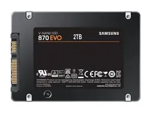 Samsung 870 EVO: 2048 ГБ, 2,5 дюйма, SATA III, MZ-77E2T0B/AM