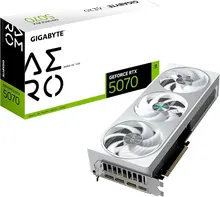 Gigabyte GeForce RTX 5070 AERO OC: 12 ГБ GDDR7, 192-бит, PCIe 5.0, серебристая