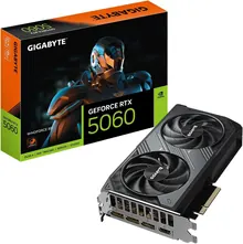 Gigabyte GeForce RTX 5060 WINDFORCE: 8 ГБ GDDR7, PCIe 5.0, GV-N5060WF2OC-8GD