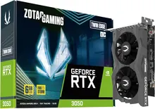 Zotac ZOTAC GAMING GeForce RTX 3050 Twin Edge OC: 6 ГБ GDDR6, PCIe 4.0 x8, ZT-A30510H-10L