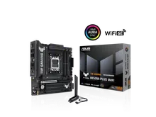 ASUS TUF GAMING B850M-PLUS WIFI: Micro ATX, AMD AM5, DDR5, Wi‑Fi 6E
