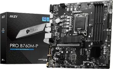 MSI PRO B760M-P: Micro-ATX, LGA 1700, DDR5, PCIe 4.0, 2x M.2 Gen4