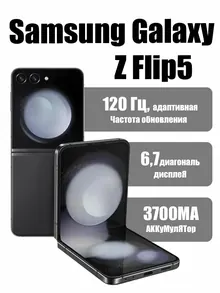 Samsung Galaxy Z Flip 5: 8 ГБ/256 ГБ, графит