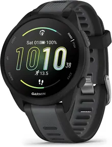 Garmin Forerunner 165, черные — AMOLED 1,2", GPS, пульс на запястье