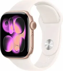 Apple Watch Series 11: 42 мм, GPS, алюминий, розовое золото, Sport Band M/L
