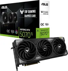 ASUS TUF GAMING RTX5070 Ti OC: 16 ГБ GDDR7, PCIe 5.0 x16, NVIDIA GeForce RTX 5070 Ti