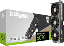 ZOTAC GAMING GeForce RTX 5070 SOLID OC: 12 ГБ GDDR7, PCIe 5.0 x16, Boost 2542 МГц