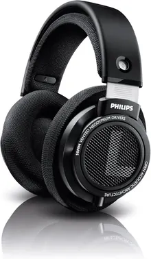 Philips SHP9500 — полноразмерные открытые Hi‑Fi наушники, 50 мм, 32 Ом