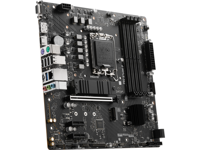 MSI PRO B760M-P: Micro ATX, LGA 1700, DDR5