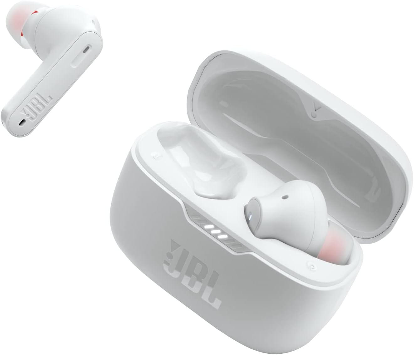 Наушники JBL Tune 230NC TWS с активным шумоподавлением и Bluetooth 5.2, белые