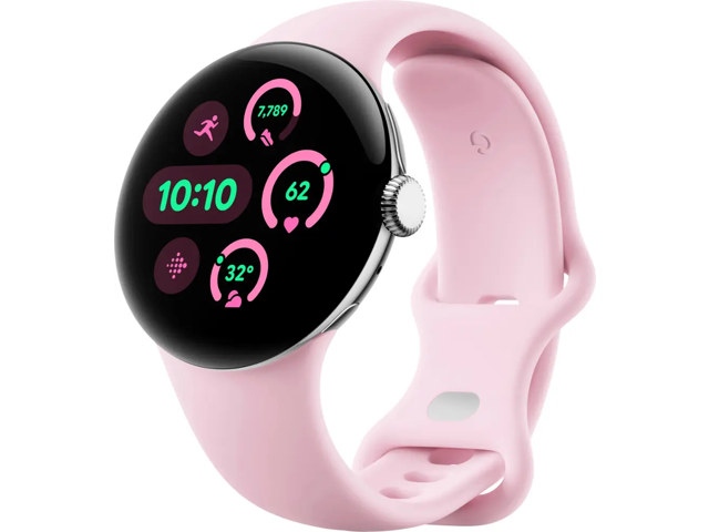 Смарт-часы Google Pixel Watch 3 41 мм, серебристые, AMOLED, 2 ГБ/32 ГБ
