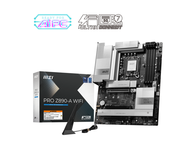 MSI PRO Z890-A WIFI: ATX, Wi‑Fi 7, DDR5, Thunderbolt 4
