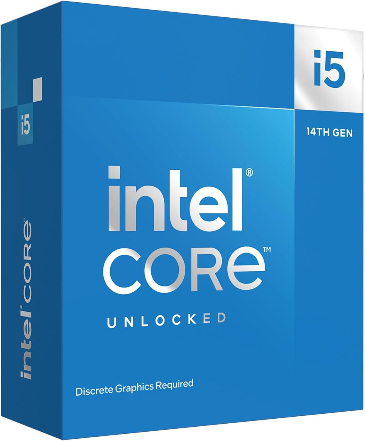 Intel Core i5-14600KF: 14 ядер, до 5,3 ГГц, без встроенной графики