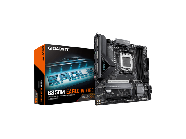 Gigabyte B850M EAGLE WIFI6E: Micro ATX, AM5, DDR5, WiFi 6E